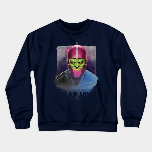 Motu Portrait-Trap Jaw Crewneck Sweatshirt by coolercreations